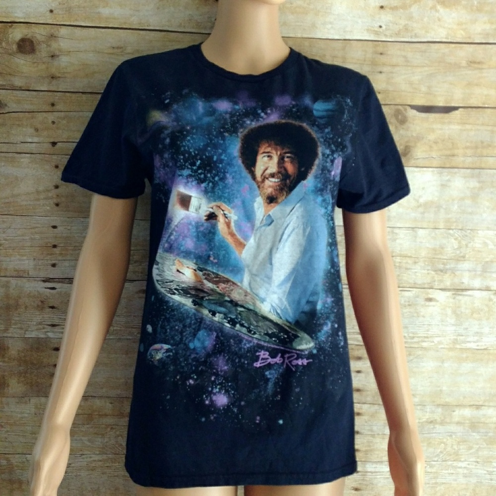 Bob Ross T Shirt Size S